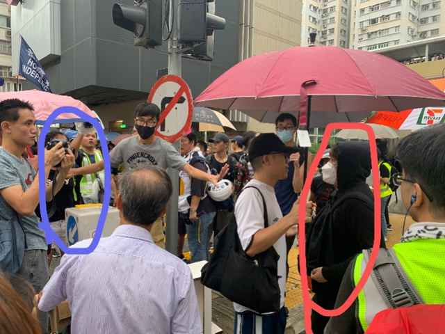 香港游行，又有人骂警举美国国旗瘫痪交通，商家被迫分嫡关门