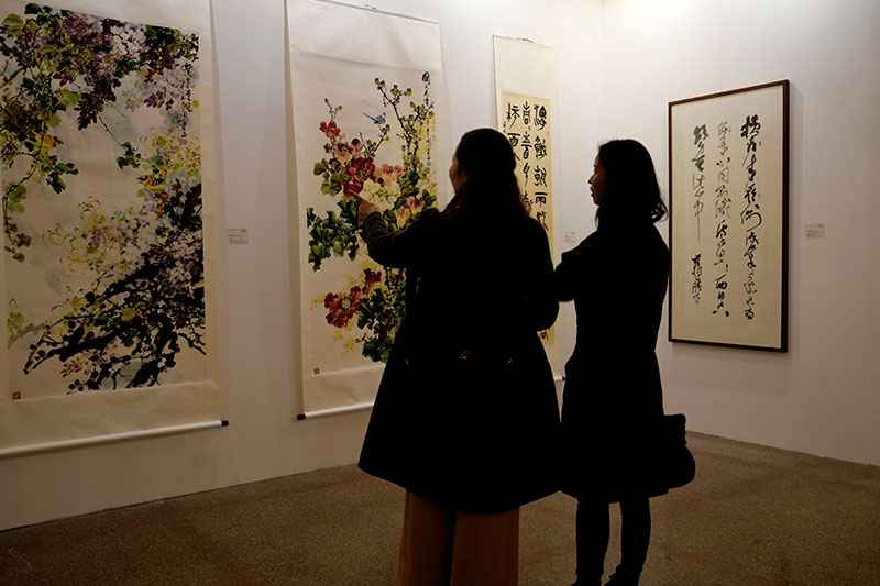 “丹青传情”艺术家作品联展在上海正式开幕