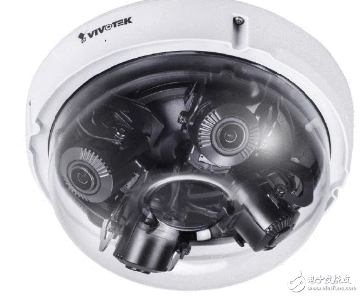 晶睿通讯半球型网络摄影机 可长途调解镜头聚焦