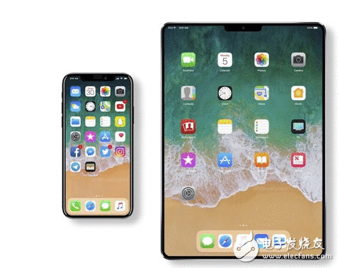 苹果iPad Pro疑似iPhone X全面屏,搭载A11X芯片7nm工艺