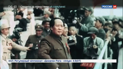 彩色建国大典贵重视频首次曝光！俄罗斯送来的这份大礼走心了