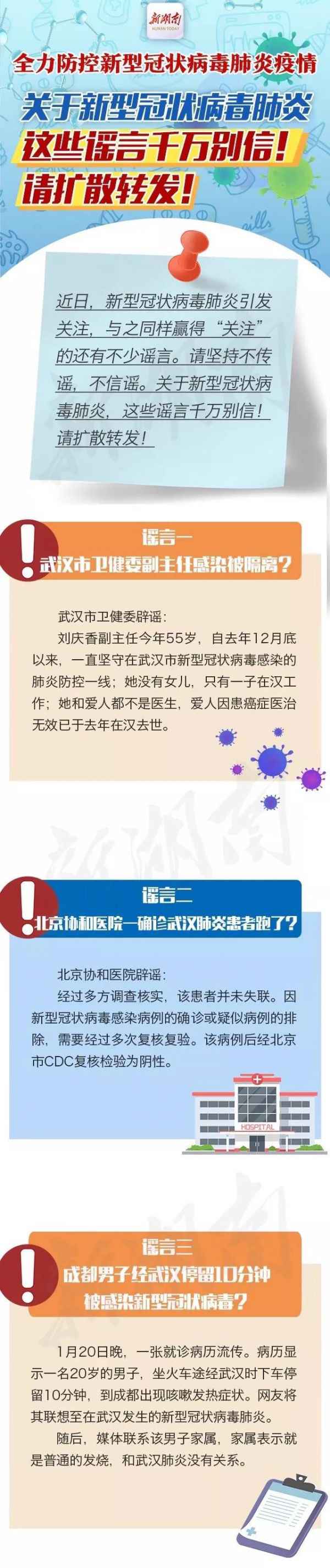 关于新型冠状病毒肺炎的这些信息，必然要让亲人知道！