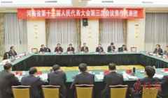  焦作代表团审议省当局事情陈诉