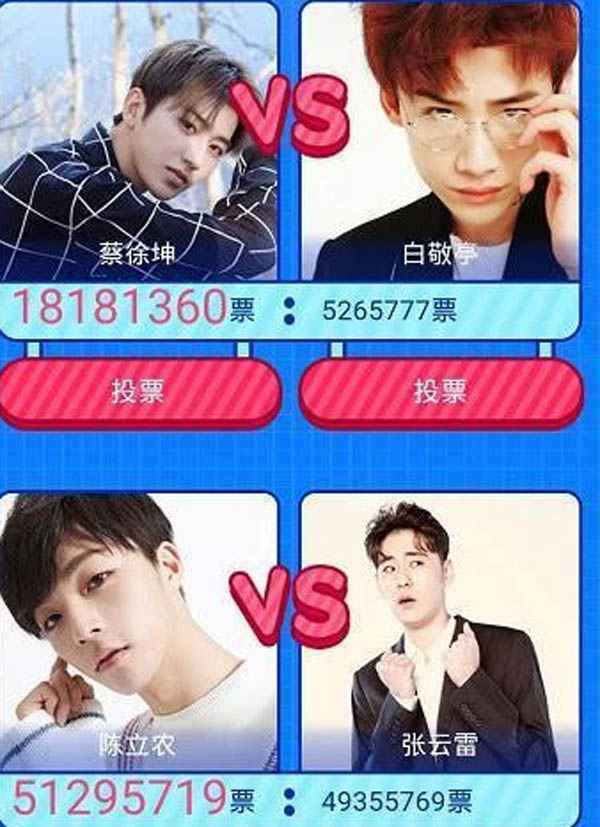 陈立农张云雷粉丝怎么了 刷票事件两边各自为政