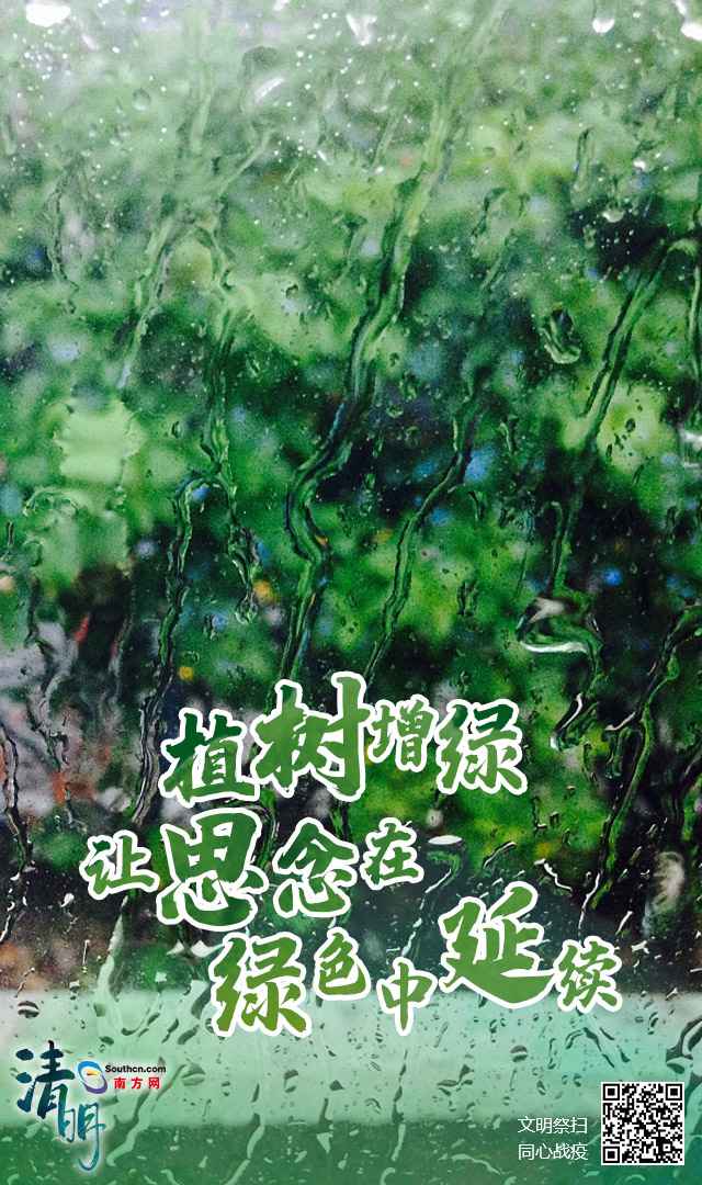 降雨不绝！本年清明不扎堆，居家追思慰先人