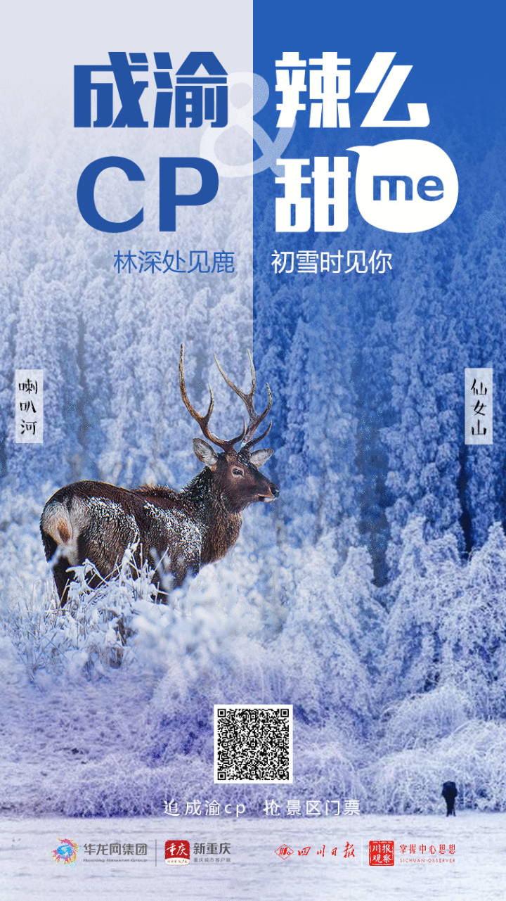 成渝CP 辣么甜me⑩|放假前让我们再约一次！今天仙女山喇叭河景区门票免费抢