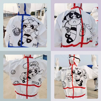 早茶、熊猫、热干面…快来看，这些逆行女警的“最美战袍”上都有啥？