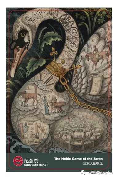 上海地铁5站点专售大英博物馆联名眷念卡套装