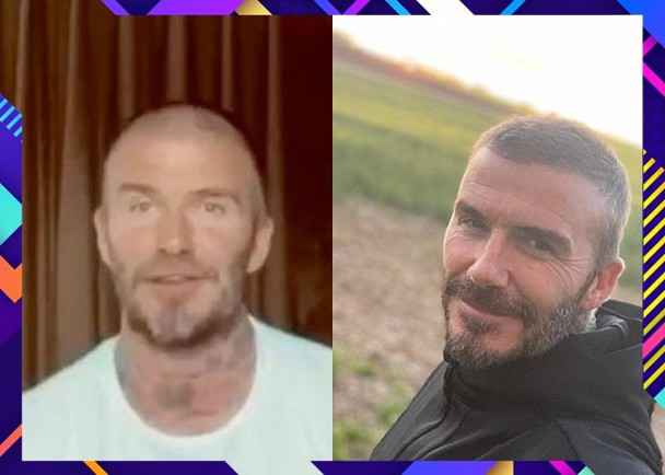 45岁贝克汉姆遭遇秃头危机 购置生发喷雾自救