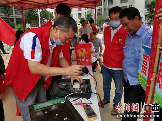 富川新时代文明实践志愿处事提高群众“幸福感”“得到感”