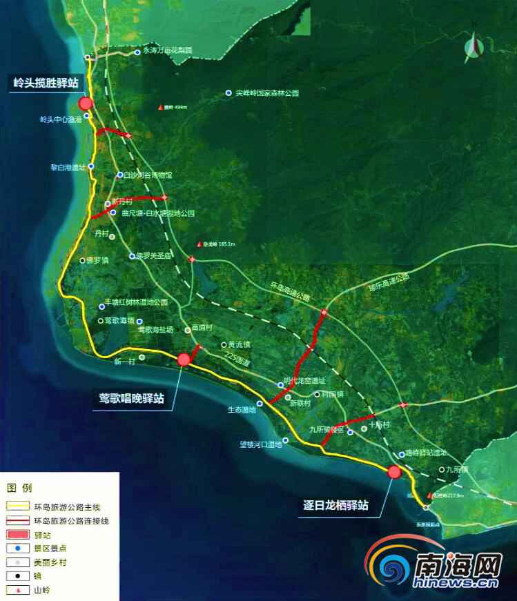 海南环岛旅游公路勘测设计招标了 看看乐东段结果美不美？