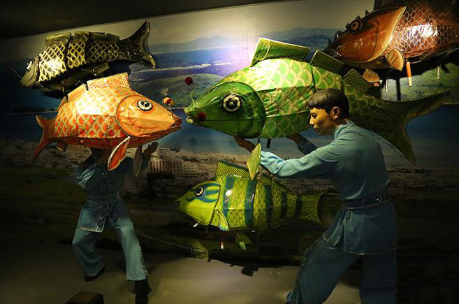 【岭南馆藏】国度级非物质文化遗产 深圳沙头角鱼灯舞风俗博物馆开馆