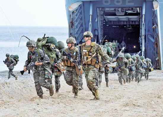 美要用陆战队搪塞中国 美媒：可否幸存都是个未知数