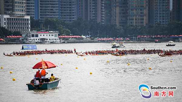 多图 | 本日珠江太热闹！124条龙舟逐浪比拼