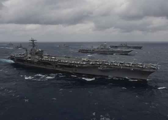 美航母将与印军连系军演 印媒：对中国发出强烈信号