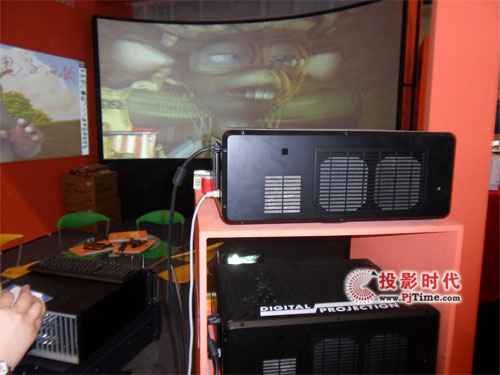 DP投影机表态山西安防科技财富展览会