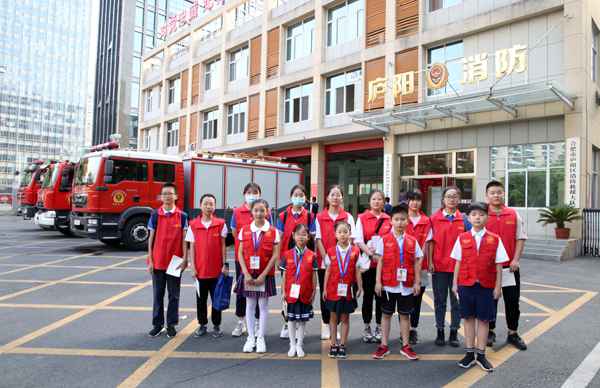 安徽青年报学生记者走进合肥消防四里河救助站