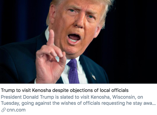 特朗普僵持到访抗议“风暴眼”，他意欲作甚？