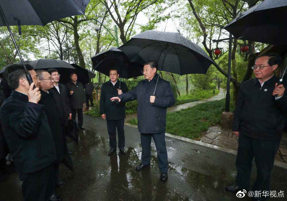 习近平观察杭州湿地呵护操纵和都会打点情况