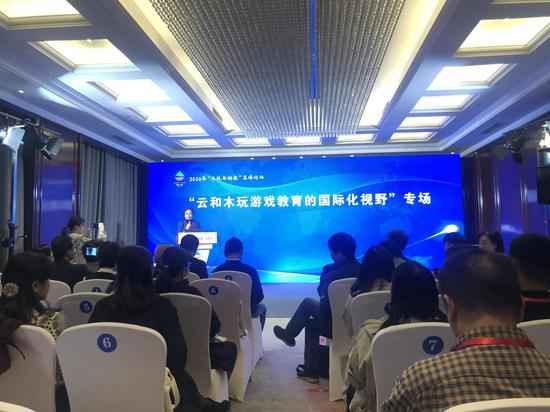 专家学者浙江云和相聚 探木玩游戏教诲国际化