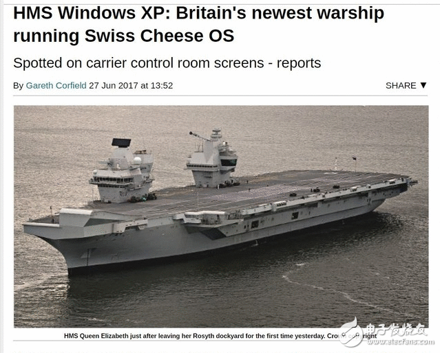 航母核潜艇无人机 部队为什么都喜欢WinXP