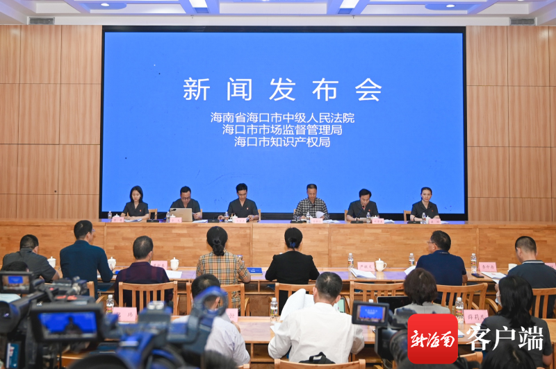 海口常识产权法庭一年受理案件1720件 涉外案件增加