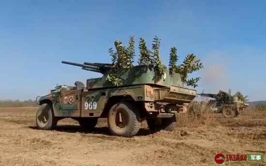 老挝与俄首次连系军演 中国速射迫击炮意外现身(图)