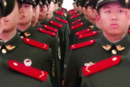 武警浙江省总队丽水支队进行新兵授衔典礼