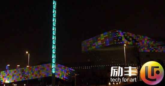 励丰倾力打造山西太原美术馆3D外墙秀