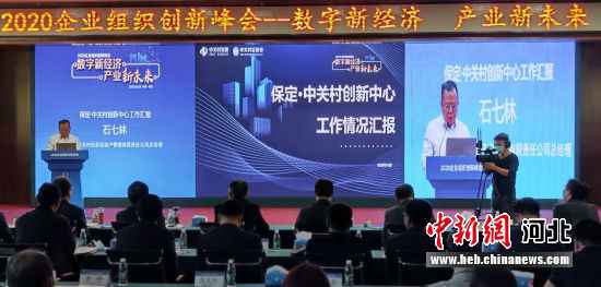 聚焦数字经济 2020企业组织创新峰会在保定开幕