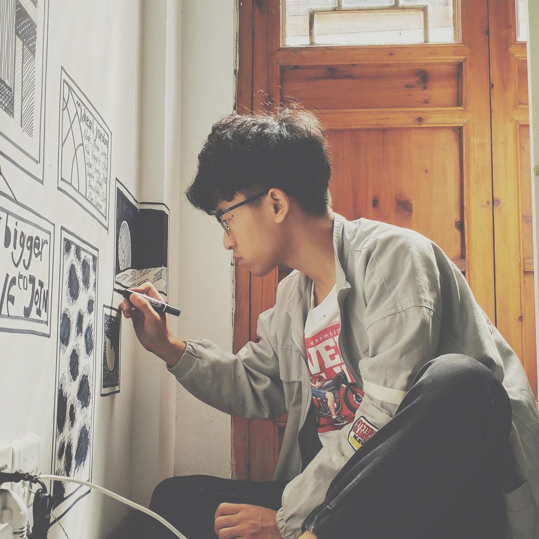 「青联模范说」第41期 谷润丰：池州95后画家用笔画出本身的芳华