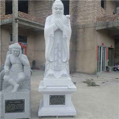 湖北花岗岩石雕孔子像图片大连新闻