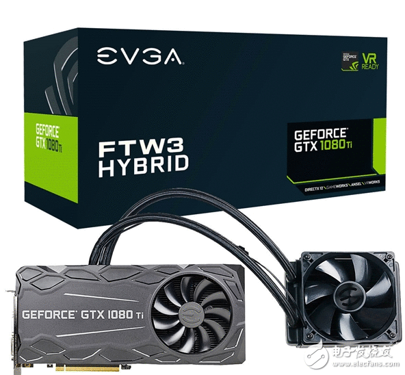 EVGA推极品卡皇风冷水冷二合一 1080 Ti FTW3 HYBRID