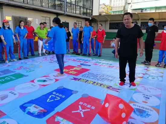 寓教于乐巧宣传 金华开拓区进行垃圾分类趣味举动会