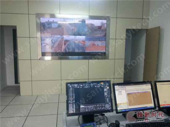 “CIMA等离子拼接大屏幕”拼接为山西煤矿火药库建树视频监控系统