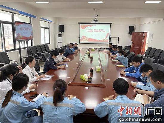 崇左凭祥供电局开展主题团日勾当