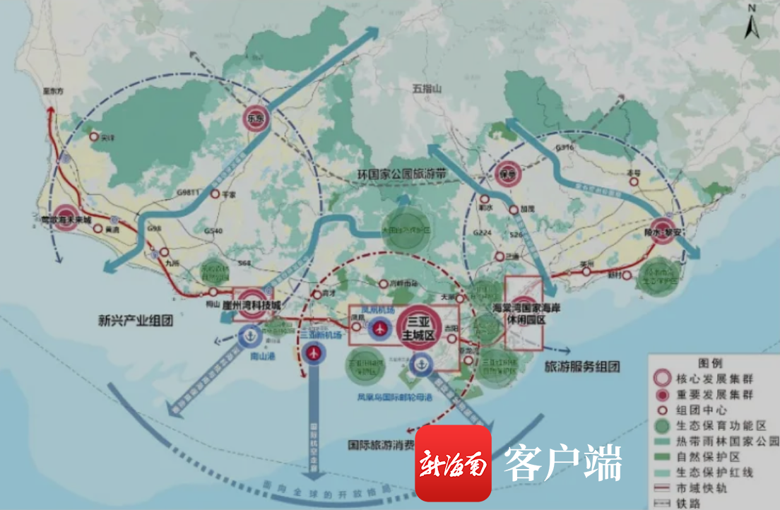 海南省疆域空间咋筹划？如何构筑两大经济圈？快来提发起