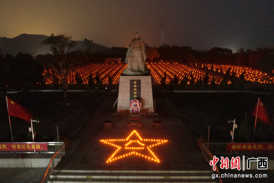 龙州“守护·2021清明祭英烈”全国网络祭扫直播勾当进行