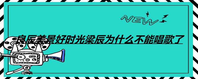 良辰美景好年华梁辰为什么不能唱歌了