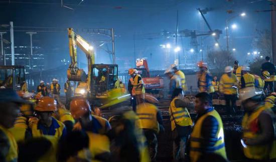 “新”嘉兴站雏形已现 站场主体施工完成