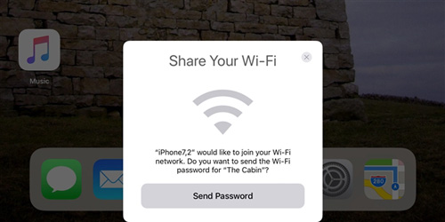 iOS 11新特性：支持WiFi共享暗码