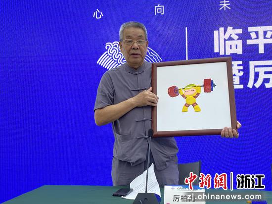 当非遗赶上亚运 杭州非遗传承人用铁艺画迎亚运