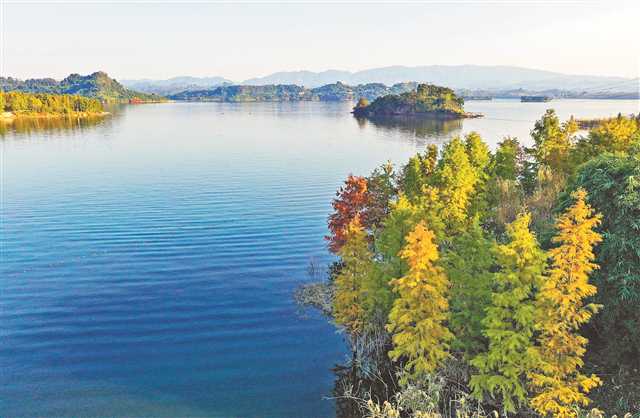 打卡巴渝美景·长命湖景区|长命湖，那一湖烟波众多