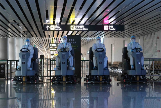 防疫消杀新招！白云机场引进150度高温消杀设备