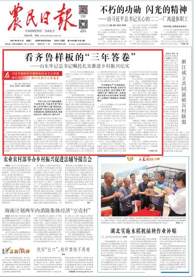 点赞山东村子振兴：齐鲁样板这三年