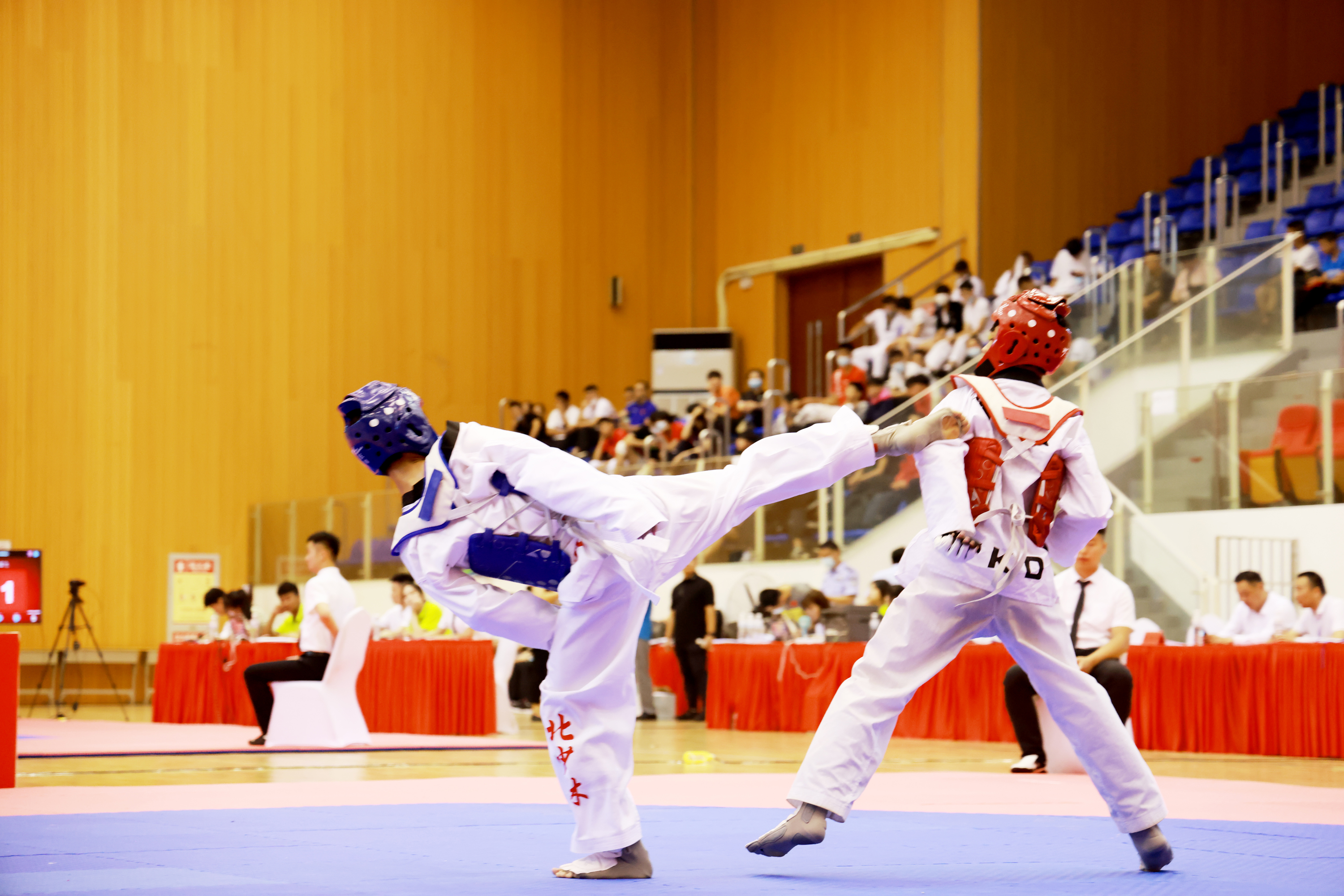 2021年安徽省青少年跆拳道锦标赛在定远进行