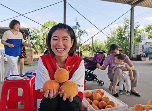 全椒：团团带货助果农渡难关4万斤黄桃3天秒购