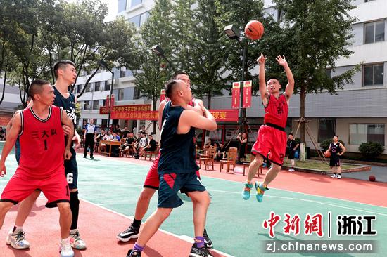 武警浙江总队温州支队举行篮球赛 揭示热血芳华