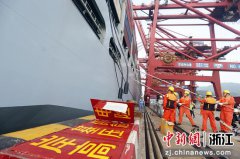 上半年浙江宁波口岸岸电利用量87.7万度